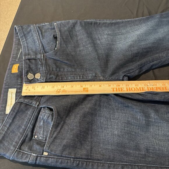 Pilcro Women's Dark Wash Flare Jeans Size 30 70s bohemian Hippie Night Out Dress - Picture 15 of 16